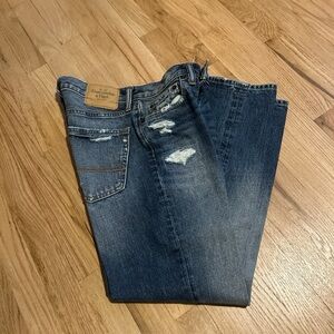 Abercrombie & Fitch Men's Distressed Denim Jeans